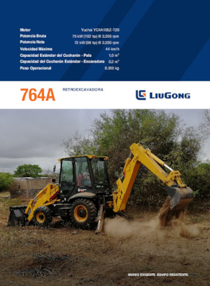 Екскаватор-навантажувач Liugong 764A