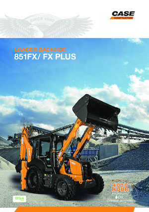 Екскаватор-навантажувач Case 851FX+