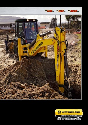 Екскаватор-навантажувач New Holland B115B