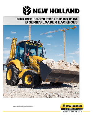 Екскаватор-навантажувач New Holland B115B