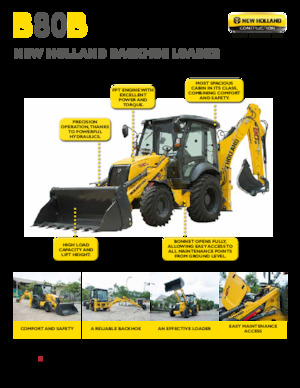 Екскаватор-навантажувач New Holland B80B