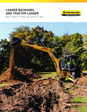 Екскаватор-навантажувач New Holland B110C