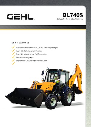 Екскаватор-навантажувач Gehl BL 740S