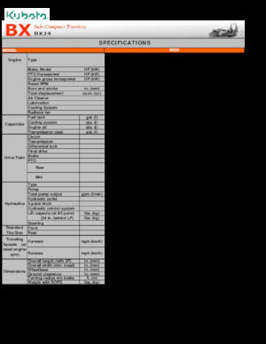 Екскаватор-навантажувач Kubota BX 24