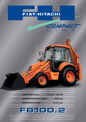 Екскаватор-навантажувач Fiat-Hitachi FB 100.2