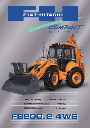 Екскаватор-навантажувач Fiat-Hitachi FB 200.2