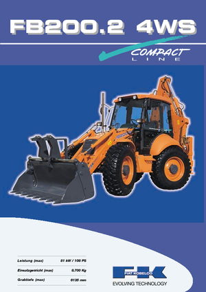 Екскаватор-навантажувач Fiat Kobelco FB 200.2