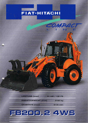 Екскаватор-навантажувач Fiat-Hitachi FB 200 4WS