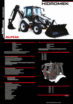 Екскаватор-навантажувач Hidromek HMK 102 B Alpha