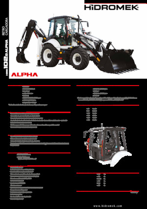Екскаватор-навантажувач Hidromek HMK 102 B Alpha