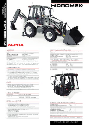 Екскаватор-навантажувач Hidromek HMK 102 B Alpha