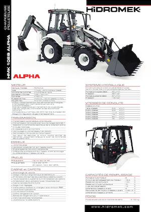 Екскаватор-навантажувач Hidromek HMK 102 B Alpha