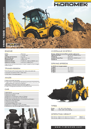 Екскаватор-навантажувач Hidromek HMK 102 B
