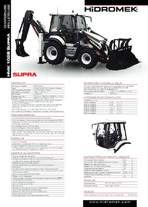 Екскаватор-навантажувач Hidromek HMK 102 B Supra