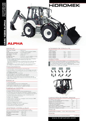 Екскаватор-навантажувач Hidromek HMK 102 S Alpha