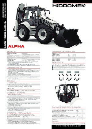 Екскаватор-навантажувач Hidromek HMK 102 S Alpha