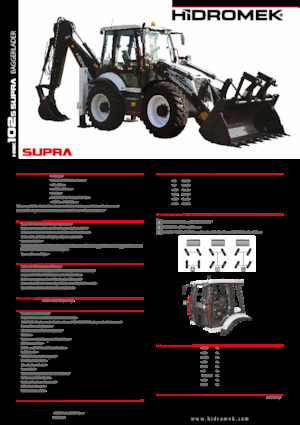Екскаватор-навантажувач Hidromek HMK 102 S Supra