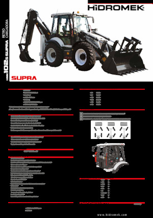 Екскаватор-навантажувач Hidromek HMK 102 S Supra