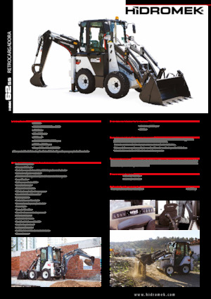 Екскаватор-навантажувач Hidromek HMK 62 SS