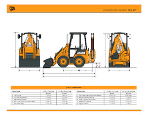 Екскаватор-навантажувач JCB 1CX 8FT
