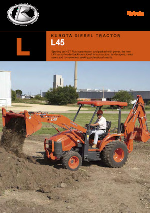 Екскаватор-навантажувач Kubota L 45