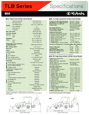 Екскаватор-навантажувач Kubota M 59