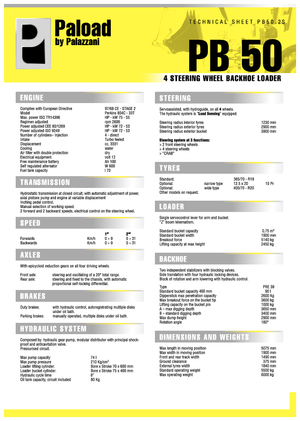 Екскаватор-навантажувач Palazzani PB 50.2