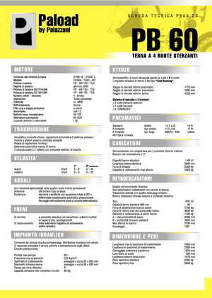 Екскаватор-навантажувач Palazzani PV 60.2