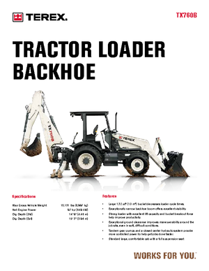 Екскаватор-навантажувач Terex TX 760 B