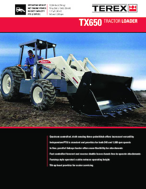 Екскаватор-навантажувач Terex TX650