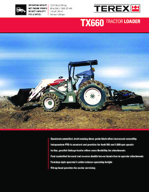 Екскаватор-навантажувач Terex TX660