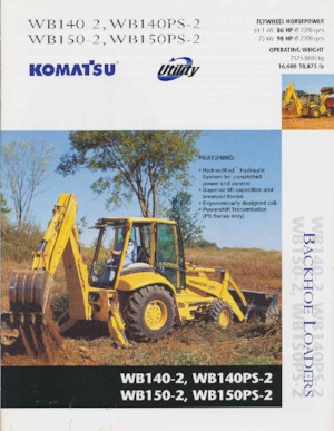 Екскаватор-навантажувач Komatsu WB 150-2