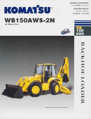 Екскаватор-навантажувач Komatsu WB 150AWS-2N