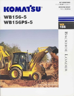 Екскаватор-навантажувач Komatsu WB 156-5
