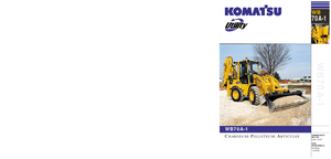 Екскаватор-навантажувач Komatsu WB70A-1