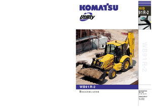 Екскаватор-навантажувач Komatsu WB91R-2