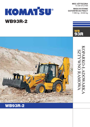 Екскаватор-навантажувач Komatsu WB93R-2