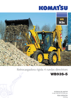 Екскаватор-навантажувач Komatsu WB93S-5E0