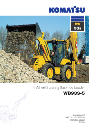 Екскаватор-навантажувач Komatsu WB93S-5E0