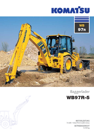 Екскаватор-навантажувач Komatsu WB97R-5E0