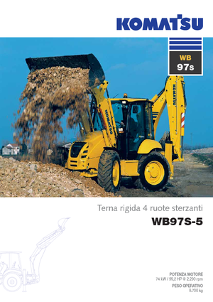 Екскаватор-навантажувач Komatsu WB97S-5E0