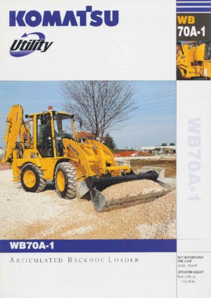 Екскаватор-навантажувач Komatsu WB70A-1