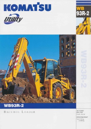Екскаватор-навантажувач Komatsu WB93R-2