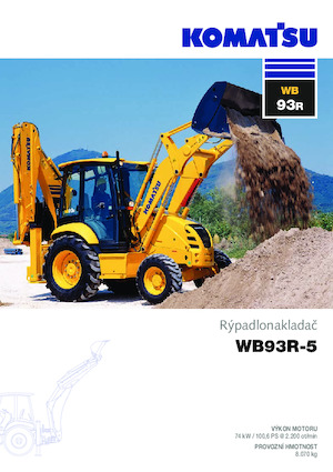Екскаватор-навантажувач Komatsu WB93R-5 