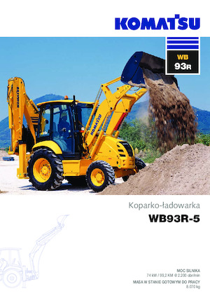 Екскаватор-навантажувач Komatsu WB93R-5 