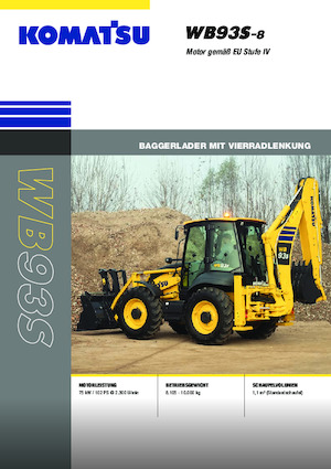 Екскаватор-навантажувач Komatsu WB93S-8