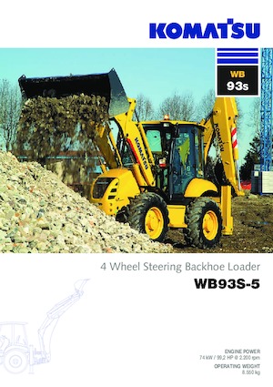 Екскаватор-навантажувач Komatsu WB93S-8