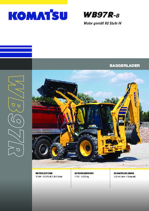 Екскаватор-навантажувач Komatsu WB97R-8E0