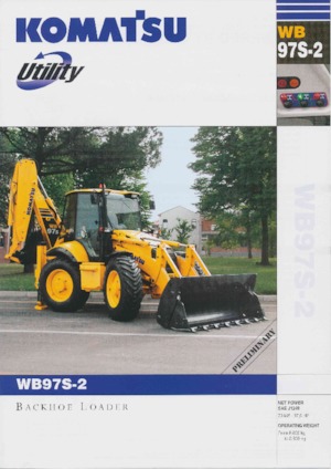 Екскаватор-навантажувач Komatsu WB97S-2