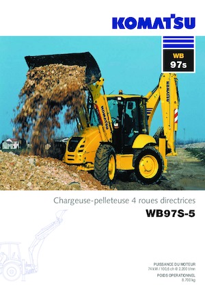Екскаватор-навантажувач Komatsu WB97S-5 